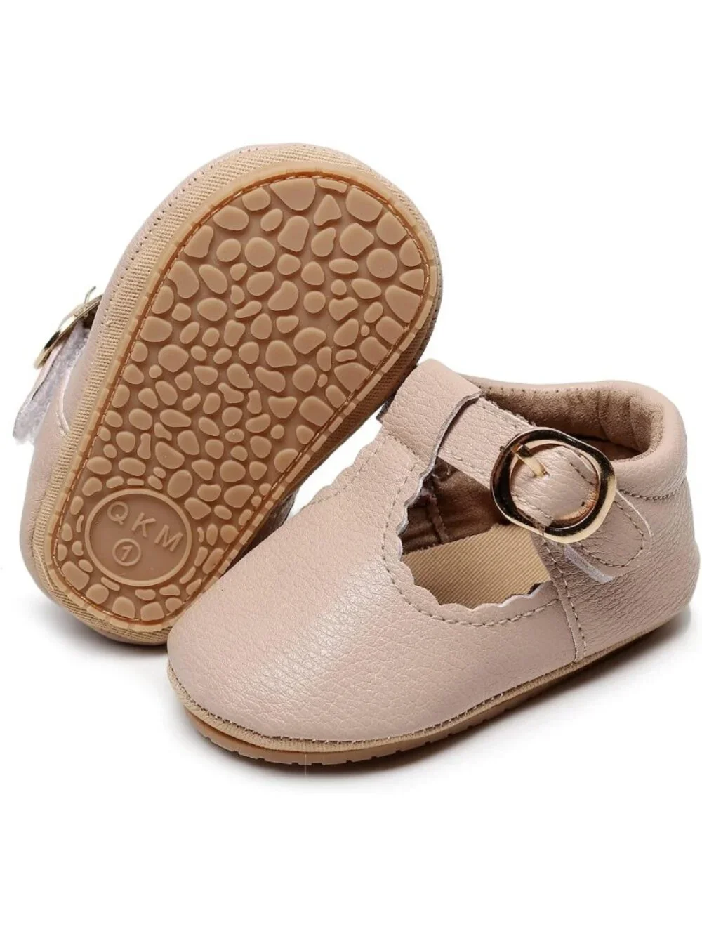 Adorable Infant Mary Jane Flats - Non-Slip Baby Girl Moccasins for Newborns